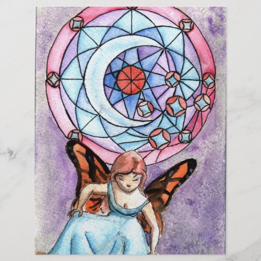 Fairy with Moon Window Flyer