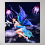 Fairy with mushrooms poster from 14.95 posters