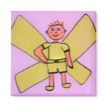 fairy yellow magnet