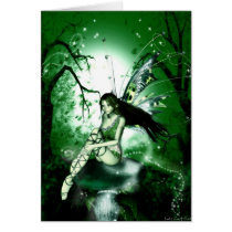 FairyMagic Green Blank Card by sirenscastle FairyMagic Green Blank Card