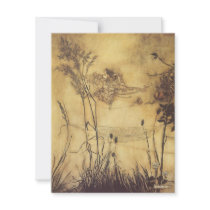 Fairy's Tightrope by Arthur Rackham Personalized Invites