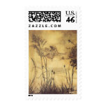 Fairy's Tightrope by Arthur Rackham, Vintage Art Stamp