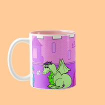 Fairytale Castle mugs by Eddys_Mad_Mugs Fairytale Castle mugs