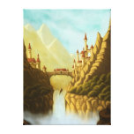 fairytale castles fantasy art canvas print
