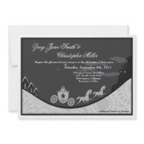 Fairytale Cinderella Theme Wedding Invite