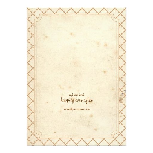 Fairytale Monogram Invitation