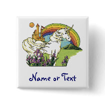 Fairytale Unicorn buttons