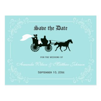 Fairytale Wedding Save the Date Postcard