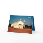 FAITH AGLOW greeting card
