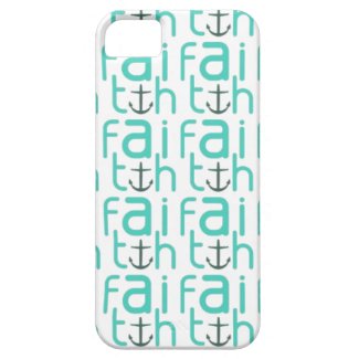 Faith Anchor Pattern iPhone 5 Case