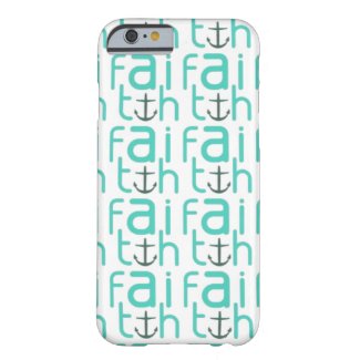 Faith Anchor Pattern iPhone 6 Case