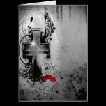 Faith and Roses Gothic cards