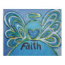 Faith Angel Art Poster Print
