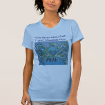 Faith Angel Word Inspirational Customized Shirts