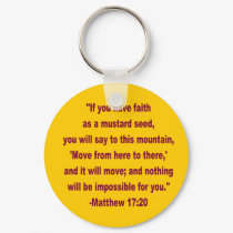 Faith as a Mustard Seed keychains