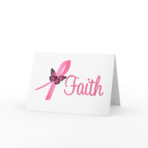 Faith Breast Cancer Awareness cards