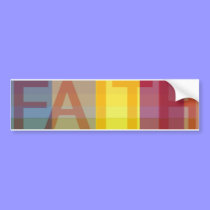 Faith Bumper Sticker bumper stickers
