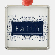 Faith Christmas Ornaments
