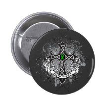 Faith Family Prayer Cross - Cerebral Palsy Pinback Button