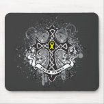 Faith Family Prayer Cross - Sarcoma Mouse Pad