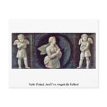 Faith (Fides), And Two Angels By Raffael Postcards