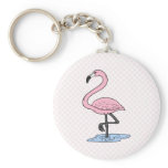 Faith Flamingo Keychain