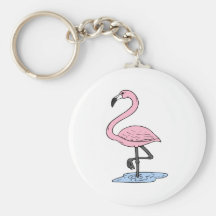 Faith Flamingo Keychain