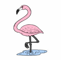Faith Flamingo photo sculptures by BisforBirds Faith Flamingo photo sculptures