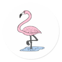 Faith Flamingo stickers