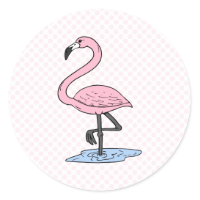 Faith Flamingo Sticker