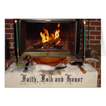 Faith, Folk and Honor Greeting Card