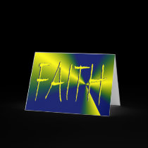 Faith Greeting Card cards