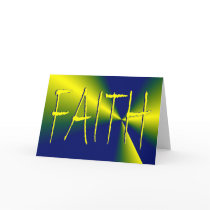 Faith Greeting Card by KingDaddy Faith Greeting Card