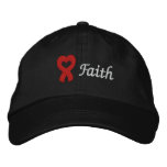 Faith - Heart Disease Awareness embroidered hats