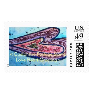 Faith Hearts Art Custom Postage Stamps