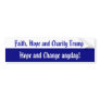 Faith Hope and Charity Bumper Stickers
