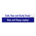 Faith Hope and Charity bumper stickers