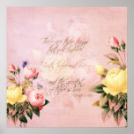 Faith Hope and Love Roses Posters