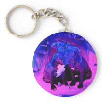 Faith Hope & Charity, Abused Pit Bull Dogs Key Chains