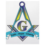Faith, Hope, Charity Letterhead Template