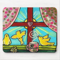 Faith, Hope, Love and Camomile mousepads by artpals Faith, Hope, Love and Camomile mousepads