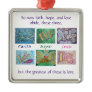 Faith Hope Love Angel Art Collage Ornament Pendant