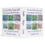 Faith Hope Love Angel Word Collage Binder Notebook