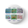 Faith Hope Love Angel Word Collage Button or Pin