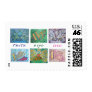 Faith Hope Love Angel Word Collage Postage Stamp