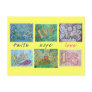 Faith Hope Love Angel Word Collage Postcard