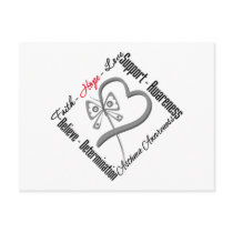 Faith Hope Love Butterfly - Asthma Awareness Postcards