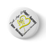 Faith Hope Love Butterfly Endometriosis Awareness buttons
