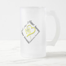 Faith Hope Love Butterfly Endometriosis Awareness Mug
