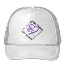 Faith Hope Love Butterfly - Fibromyalgia Awareness Hat